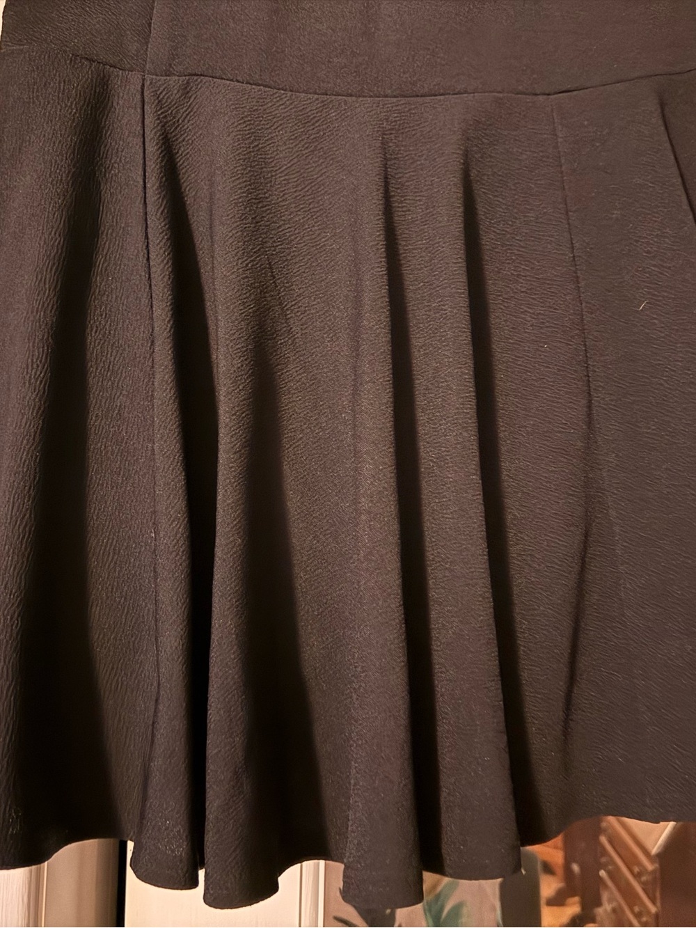 Black Flared Skirt - Women's Classic Skater Style